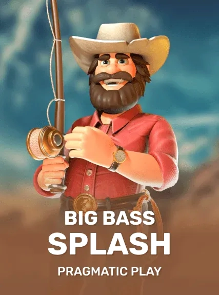 slot-4 Big Bass Splash fisherman with rod