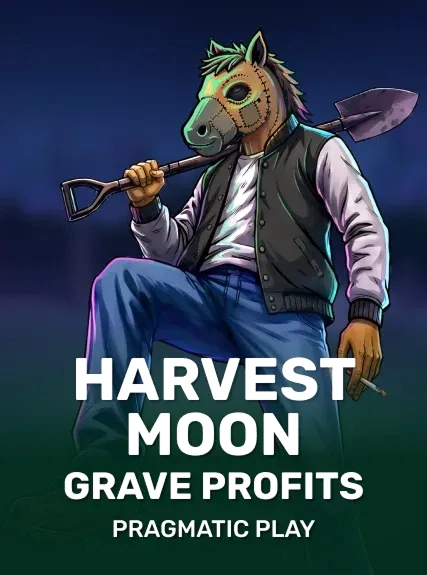 slot-9 Harvest Moon horse mask with shovel